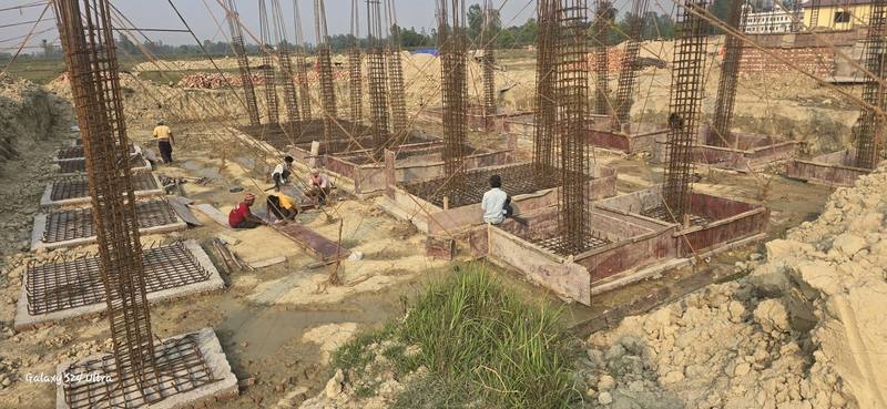 S and R Construction building foundation and column construction